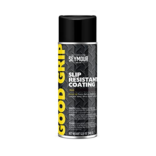 Seymour 16-083 Good Grip Slip Resistant Coating Spray, Black 12 Ounce (Pack of 1) - Image 1