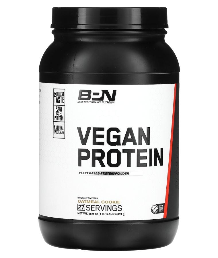 Bare Performance Nutrition Vegan Protein Oatmeal Cookie 1 lb 12.9 oz (819  g)