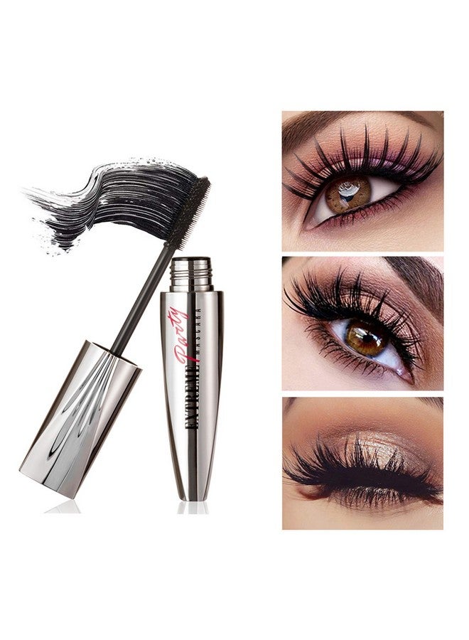 Wismee Wismee Mascara Eye Liner Eye Makeup Set Waterproof Liquid Eye Liner Stamp Mascara Black volume and length Eyelash Quick Drying Long Lasting Eye liner Pencil Cosmetic Kit with Sharpener for Women Girls - Image 5