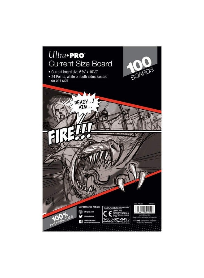 ألترا برو اللوحات الحالية من السلسلة الهزلية 1 عبوة 6.75 × 10.5 24pt (إجمالي 100) - 80250