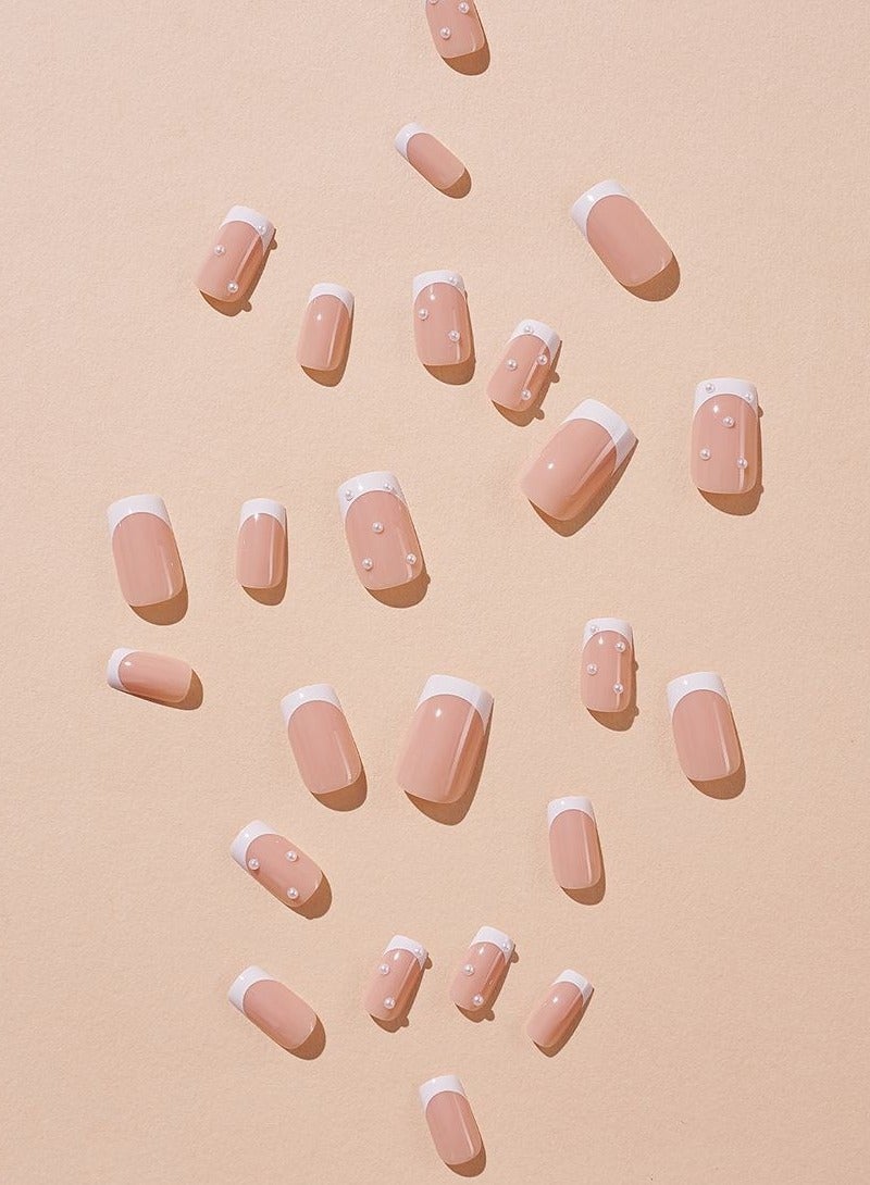 SYNSYB 6 Settings 144-Piece Short Square Press-on Toenails:Acrylic Fake Nails ,toe fake nails for Seamless Fit - Image 3