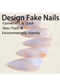 SYNSYB 6 Settings 144-Piece Short Square Press-on Toenails:Acrylic Fake Nails ,toe fake nails for Seamless Fit  - Image 5