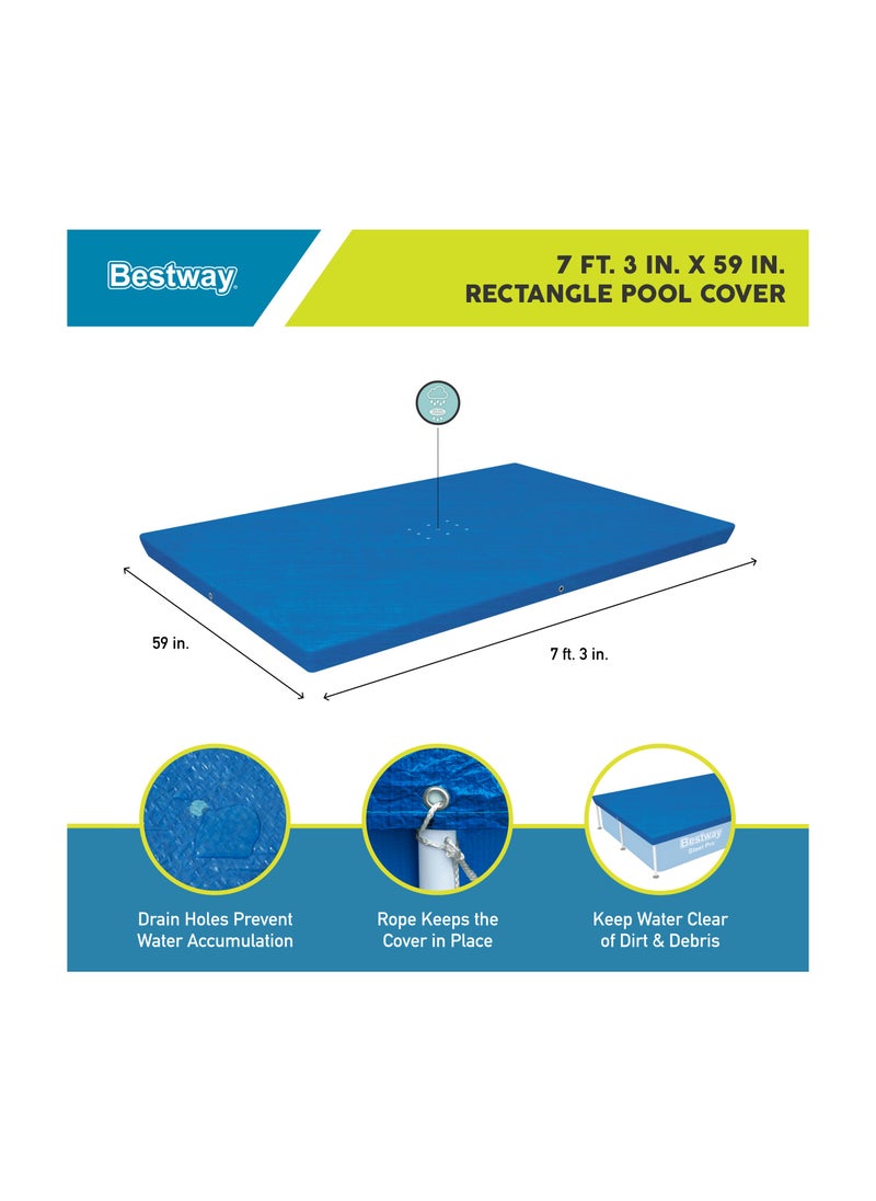 Bestway Bestway Rectangle Pool Cover for 2.24 m x 1.54 #58103  - Image 4