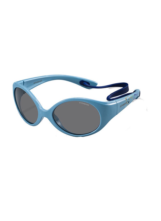 Polaroid Kids Unisex UV Protection Oval Sunglasses - Pld 8010/S Azure 47 - Lens Size 47 Mm  - Image 1