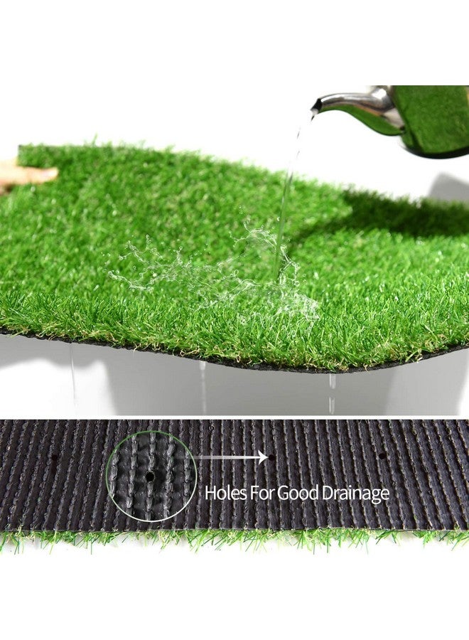 Kuber Industries 35 MM Artificial Grass for Balcony Or Doormat, Soft and Durable Plastic Turf Carpet Mat, Artificial Grass(6.5 X 6 Feet) Green-KUBMART11812 - Image 2