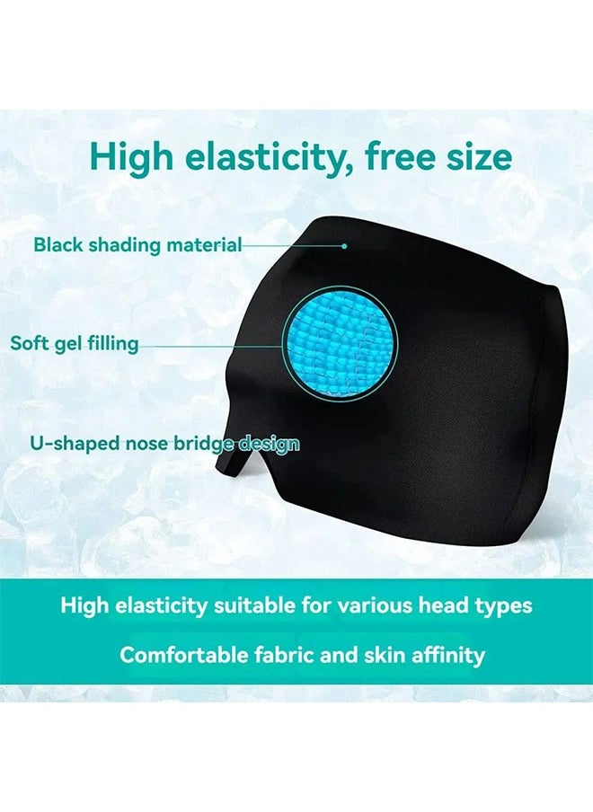Generic Migraine Relief Cap, Gel Cold Headache Ice Cap,Stress Relief,Reusable Cold/Hot Therapy Stretchable Compress Hood  - Image 3
