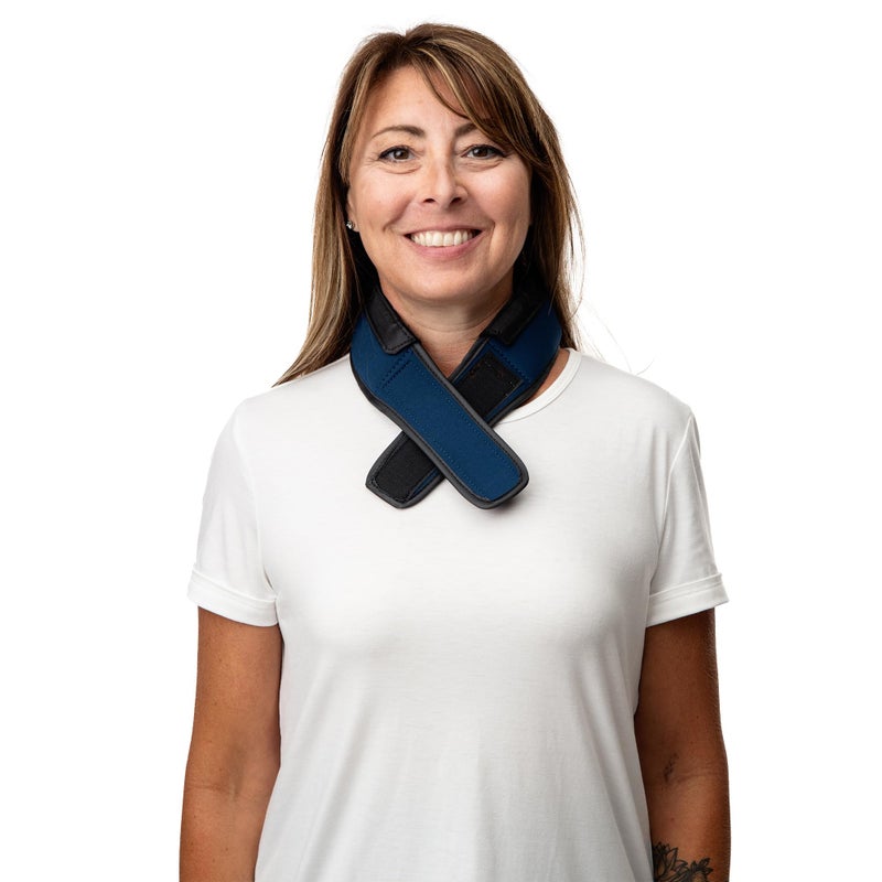 FlexiFreeze Cooling Collar Personal Neck Cooling Ice Wrap Navy Blue