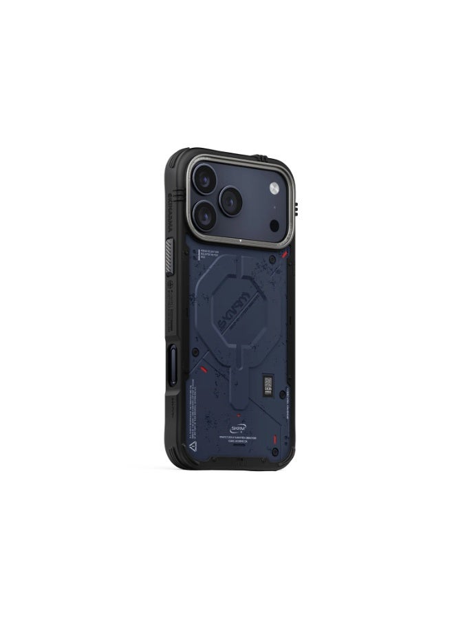 إسكينارما غطاء VIGOR لهاتف iPhone 17 Pro Max – غطاء واقٍ مع زوايا ماصة للصدمات، حارس كاميرا مرتفع، حامل قابل للطي ومناسب لـ MagSafe - Image 2