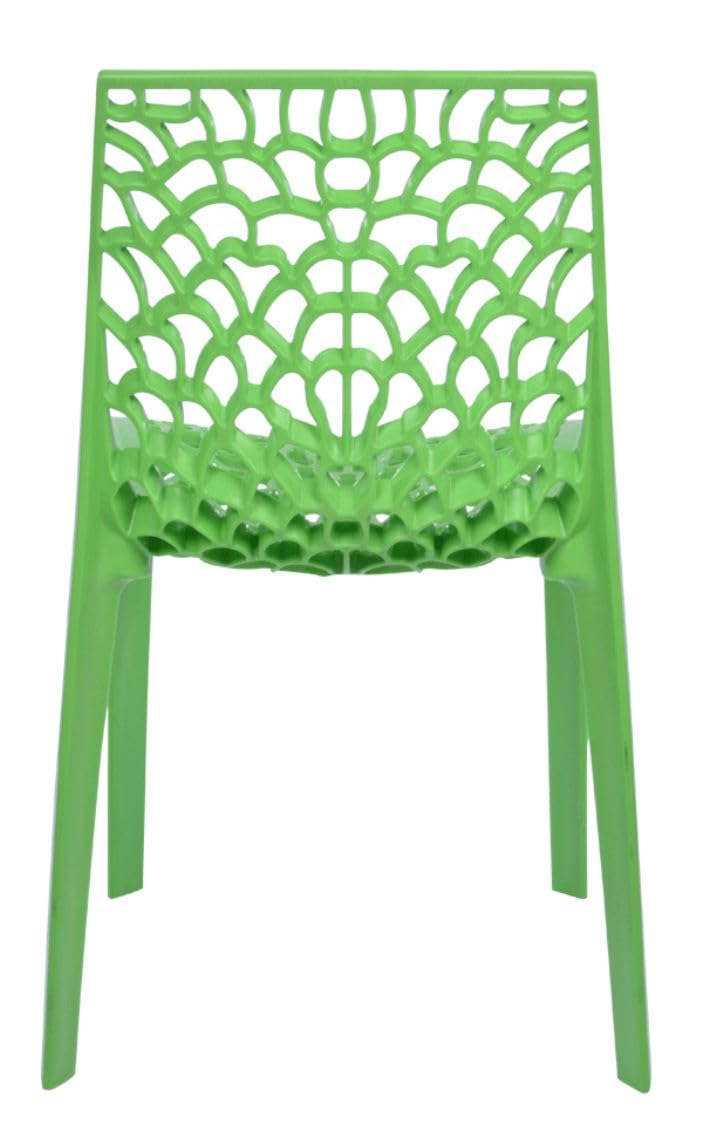 ANMOL Web Dream PGreen Luxury Plastic Arm Chair for Home Office Living RoomMatte Finish Plastic Outdoor ChairPatio Chairs for Balcony Suitable for Indoor Outdoor PGreen Set of 2 Chair - Image 5