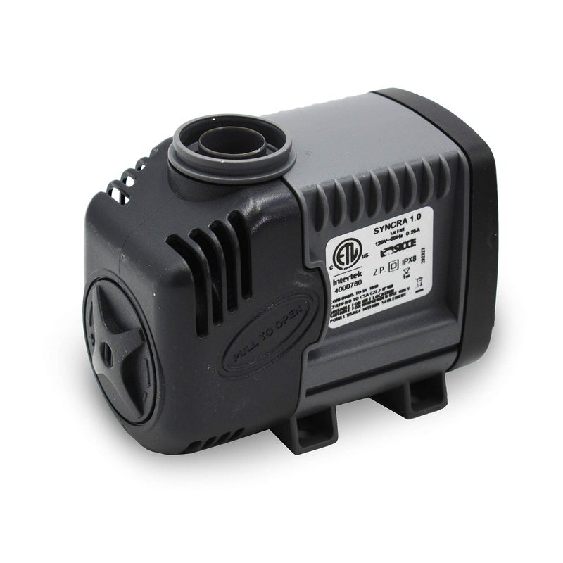 SICCE Syncra Silent 1.0 Multifunction 251 GPH Submersible Water Pump | Italian Made 16W Ultra Quiet Durable Aquarium Fish Tank, Fountain, Pond, Hydroponics, Terrarium Black | Freshwater & Saltwater - Image 1