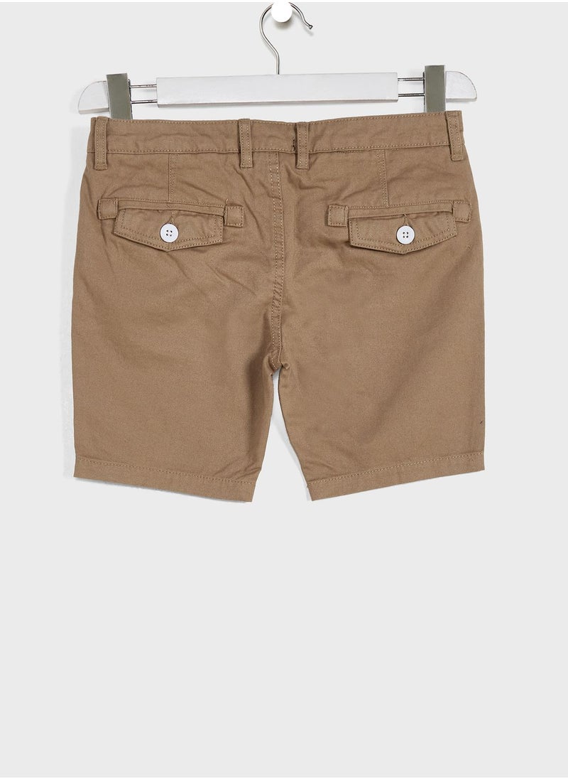 BRAVE SOUL - Boys Solid Shorts - Image 1