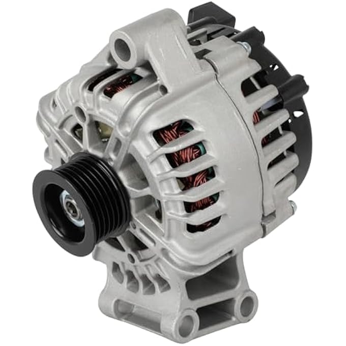 ASTOU 120 Amp AE8T-10300-AA New Alternator Compatible with for Ford for Fiesta 2011-2019 Alternator Replacement - Image 1
