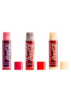 Lip Smacker Coca Cola Collection - Moisturizing, Soothing Trio Cherry Coke, Coke, & Vanilla Coke  - Image 2