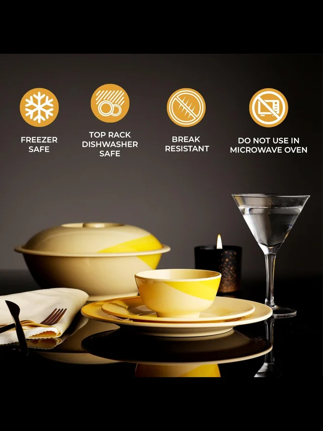 رويال فورد طقم عشاء ميلامين  قطعة