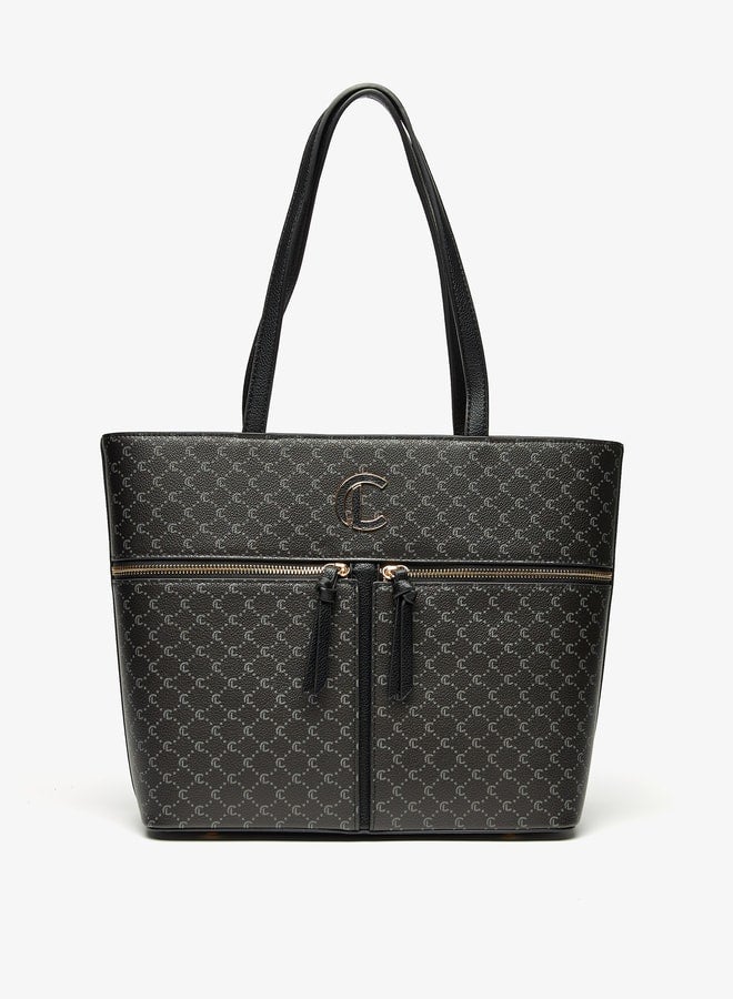 لو كونفورت شوبينج مونوجرام مطبوع نسائي - Image 1