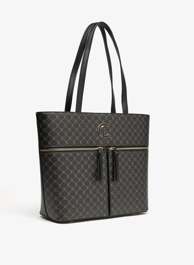 لو كونفورت شوبينج مونوجرام مطبوع نسائي - Image 2