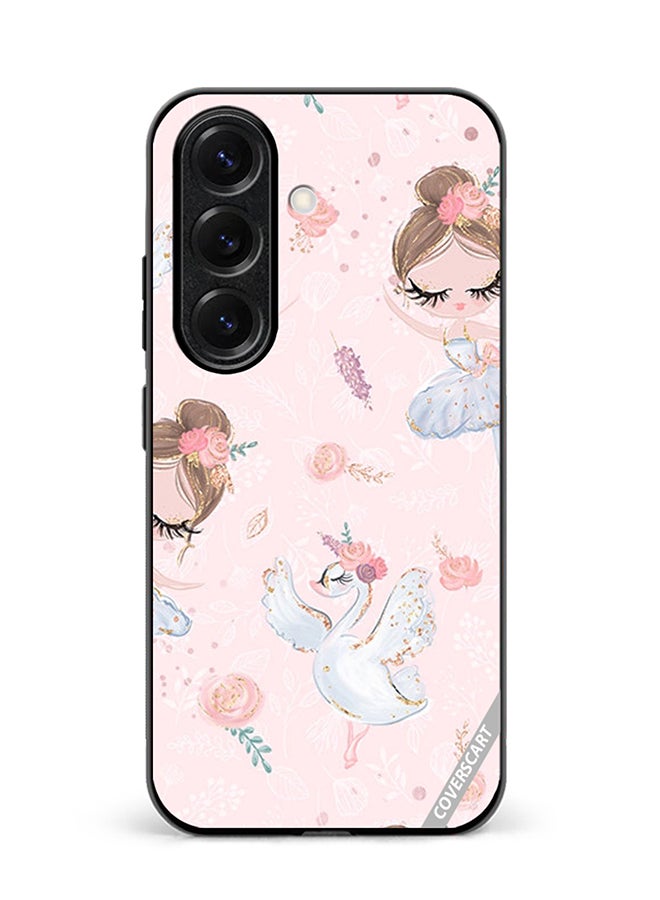 COVERSCART Protective Case Cover For Samsung Galaxy S25 Plus Doly Girl And Flowers Design Multicolour