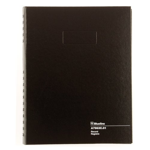 Blueline AccountPro Record Book, Black, 10.25 x 7.69 inches, 300 Pages (A7963C.01) - Image 1