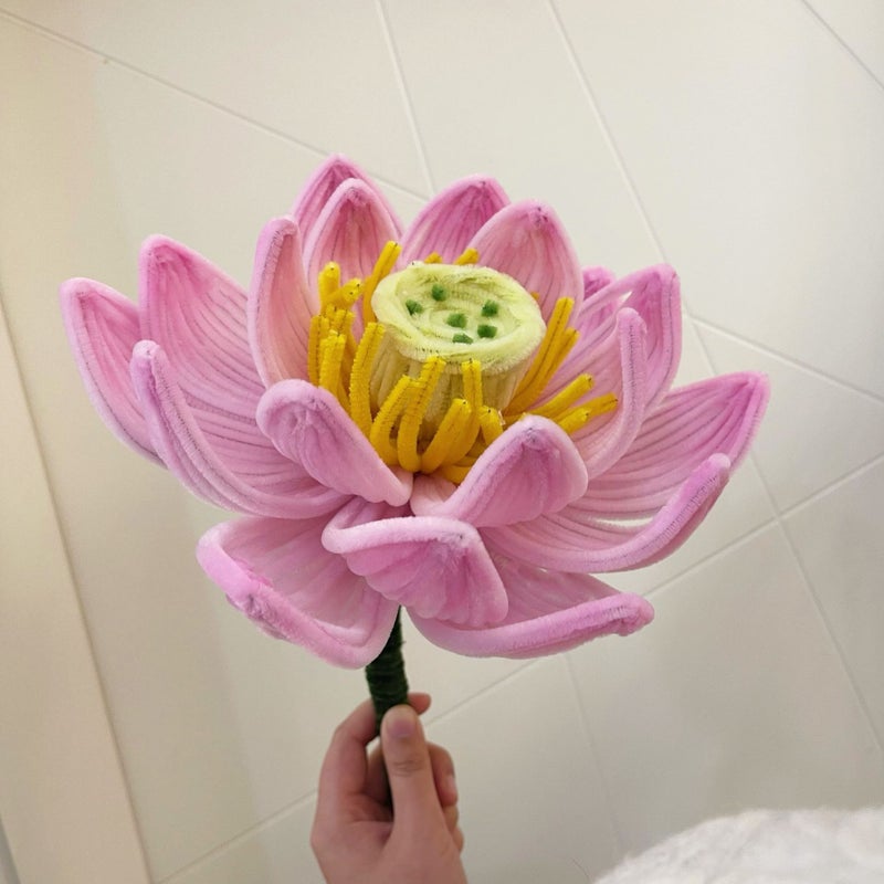 Generic Handmade Diy Sunflower Twist Flower Bouquet Oversized Sunflower Flower Bouquet Diy Materials Package Creative Gift Lotus twist bouquet [material package delivery tutorial]] 