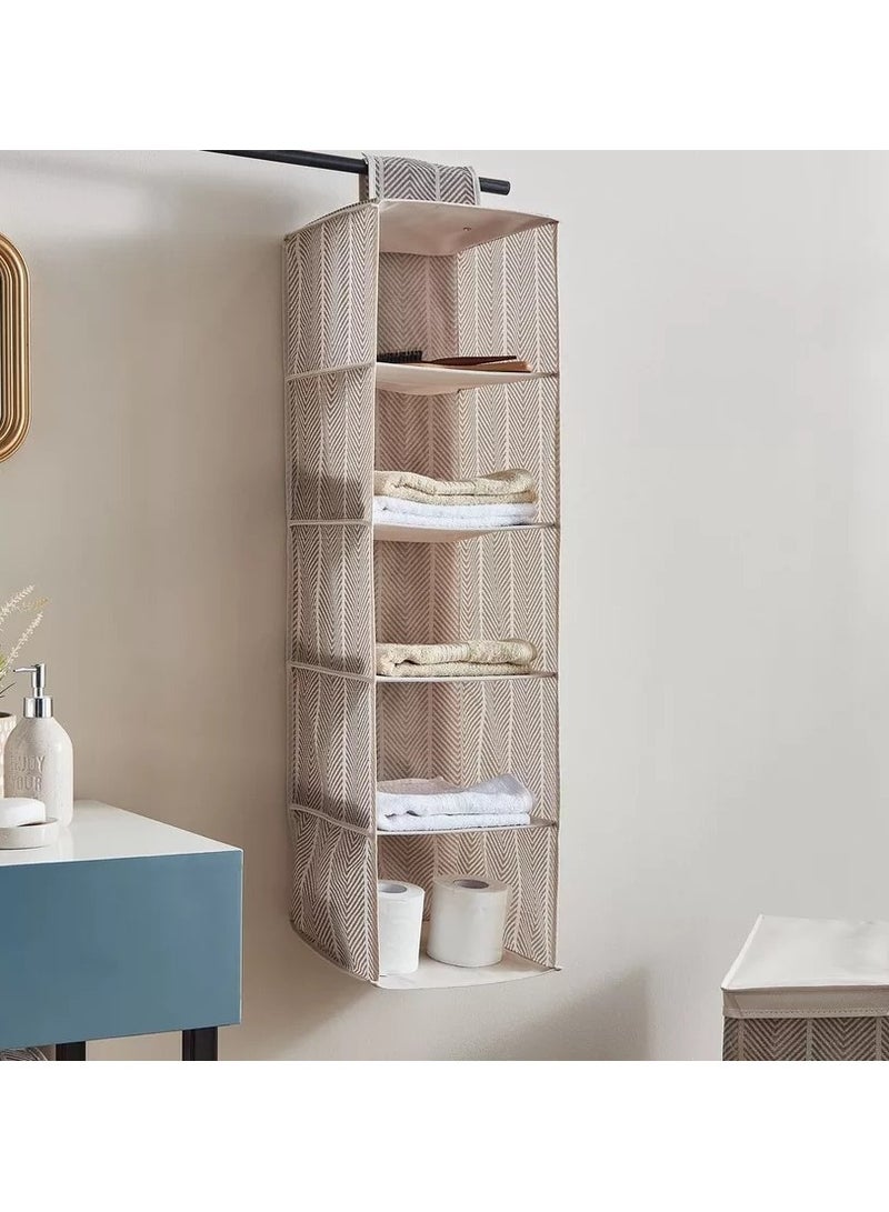 Home Box 5-Layer Hanging Organiser - 28x28x95 cm 