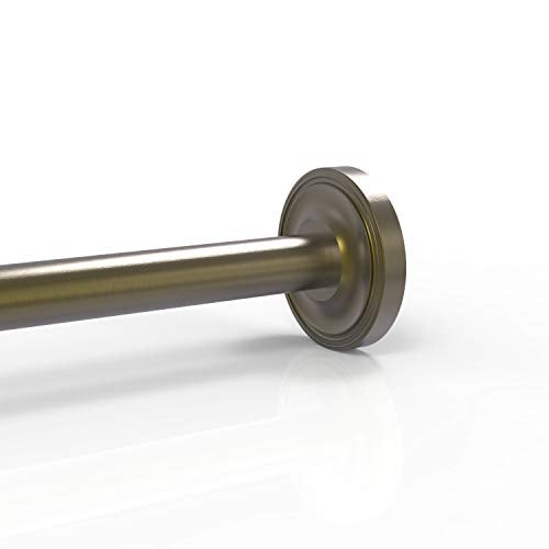 Allied Brass PR-98-ABR Prestige Regal Collection Shower Curtain Rod Brackets, Antique Brass - Image 4