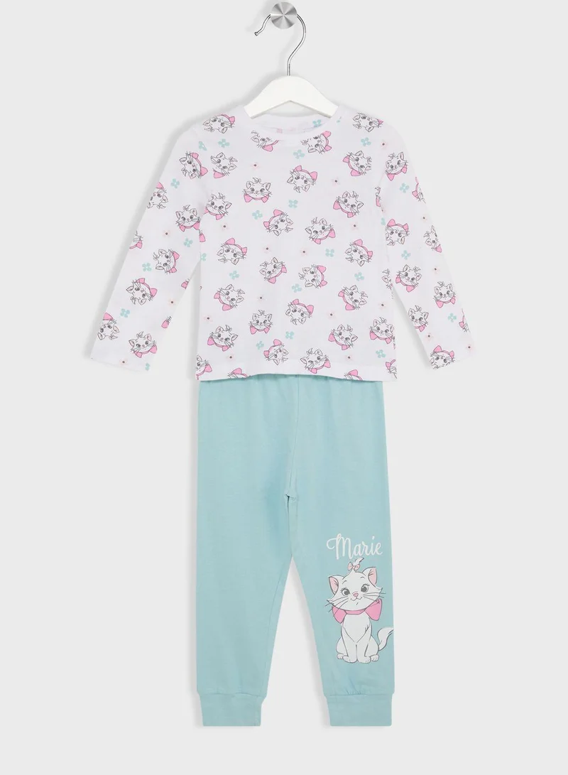 أوربان هول Kids Marie Printed T-Shirt & Pyjama Set