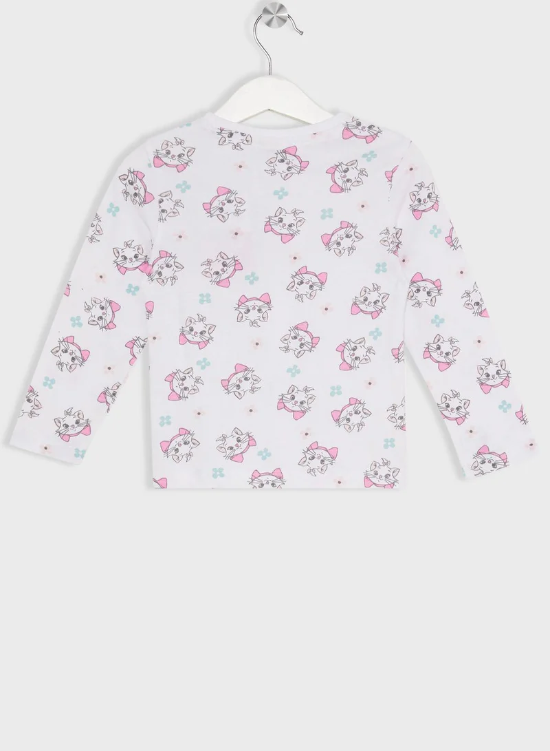 أوربان هول Kids Marie Printed T-Shirt & Pyjama Set