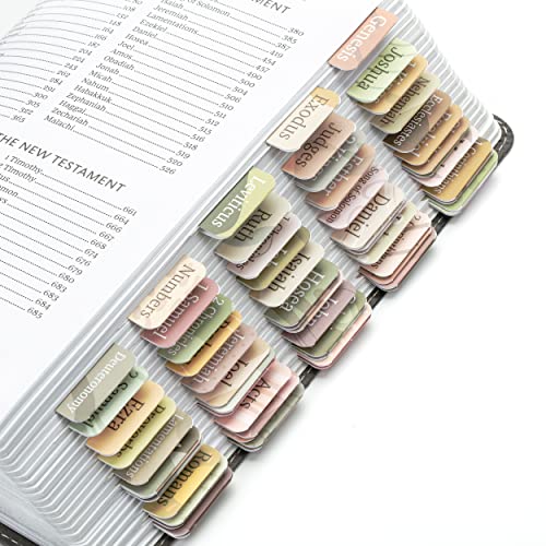 Mr. Pen- Bible Tabs, 75 Tabs, Laminated Bible Tabs for Women and Men, Bible Tabs for Study Bible, Bible Index Tabs, Bible Book Tabs, Bible Labels Tabs, Mr Pen Bible Tabs - Image 1
