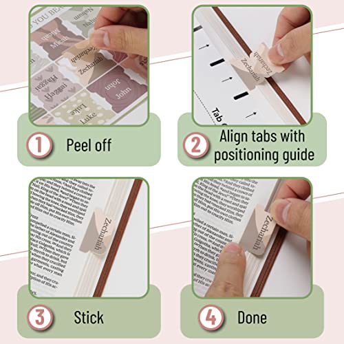 Mr. Pen- Bible Tabs, 75 Tabs, Laminated Bible Tabs for Women and Men, Bible Tabs for Study Bible, Bible Index Tabs, Bible Book Tabs, Bible Labels Tabs, Mr Pen Bible Tabs - Image 5