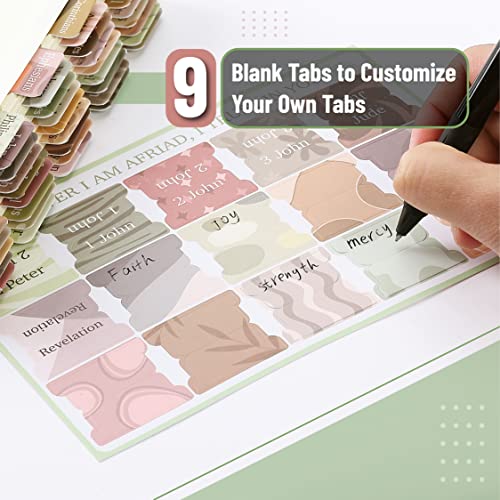 Mr. Pen- Bible Tabs, 75 Tabs, Laminated Bible Tabs for Women and Men, Bible Tabs for Study Bible, Bible Index Tabs, Bible Book Tabs, Bible Labels Tabs, Mr Pen Bible Tabs - Image 3