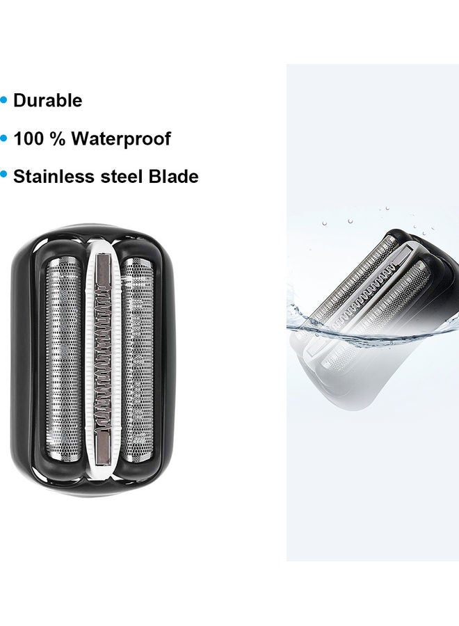 NIBEMINENT 32B Foil and Replacement Shaver Head Compatible with Braun 3 Series Black - Image 4