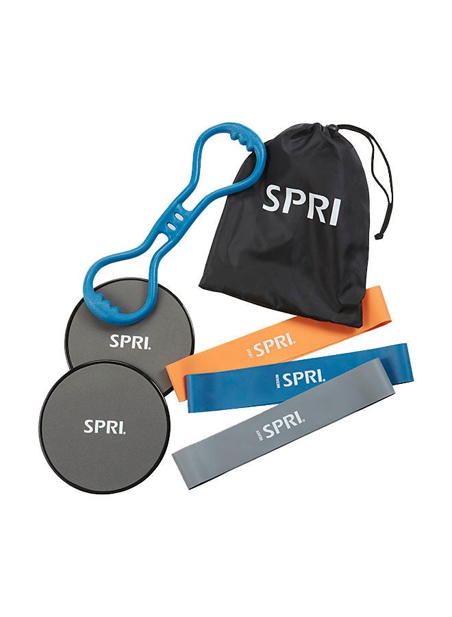 SPRI SPRI Ultimate Booty Sculpt Kit – Loop Bands, Booty Band & Gliding Core Discs with Carry Bag - Image 1