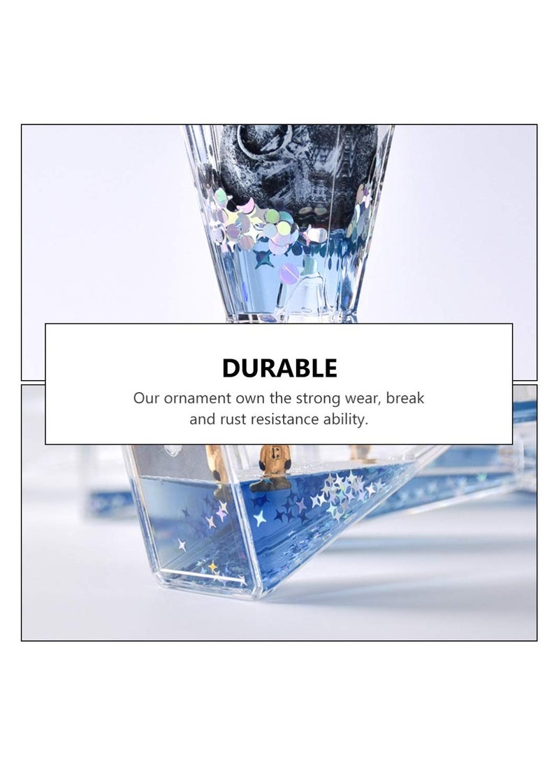 SYOSI Hourglass Liquid Timer Kids Toys Motion Bubbler Timer Sensory Fidget Calm Relaxing Desk Toys Office Decor  - Image 3