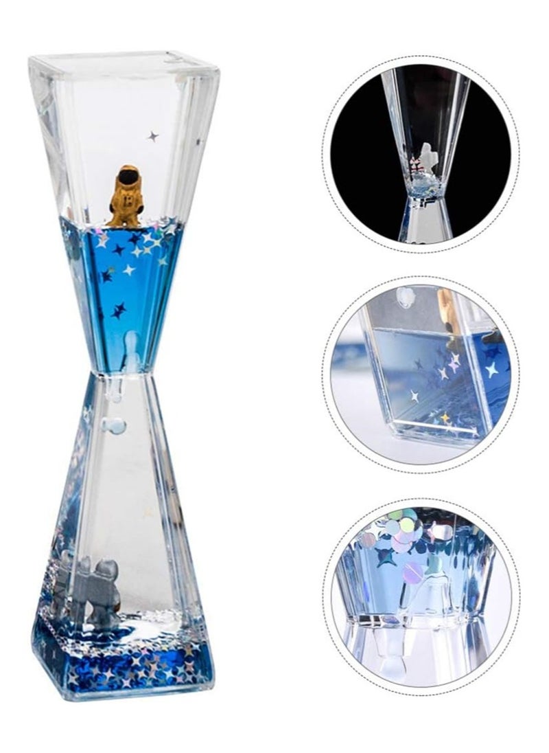 SYOSI Hourglass Liquid Timer Kids Toys Motion Bubbler Timer Sensory Fidget Calm Relaxing Desk Toys Office Decor  - Image 1