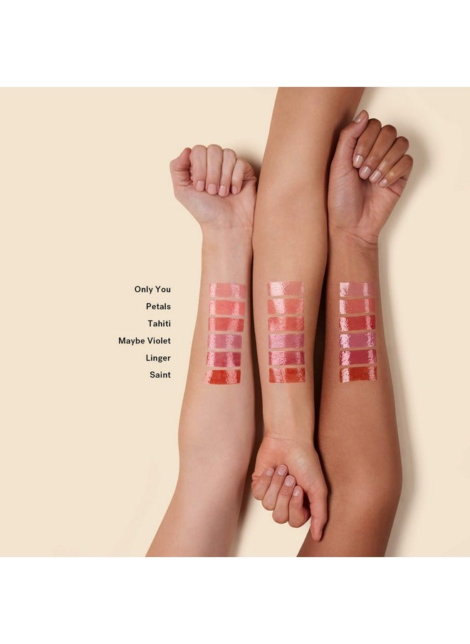 ILIA ILIA - Balmy Gloss Tinted Lip Oil | Non-Toxic, Cruelty-Free, Vegan, Hyaluronic Acid, Non-Sticky for Moisturizing + Plumping (Only You, 0.14 fl oz | 4.3 ml)  - Image 4