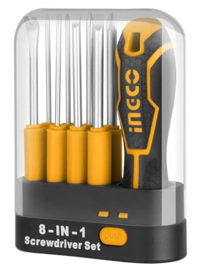 Ingco 8 In 1 Screw Driver Set
