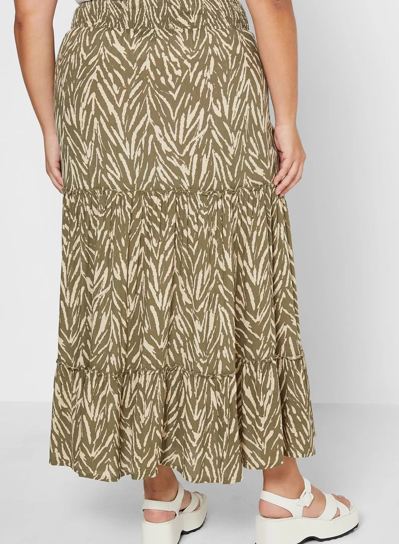 Simply Be Crinkle Tiered Skirt