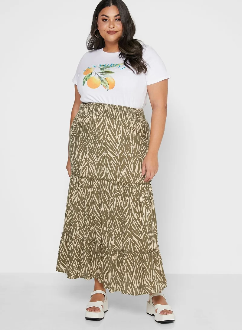 Simply Be Crinkle Tiered Skirt