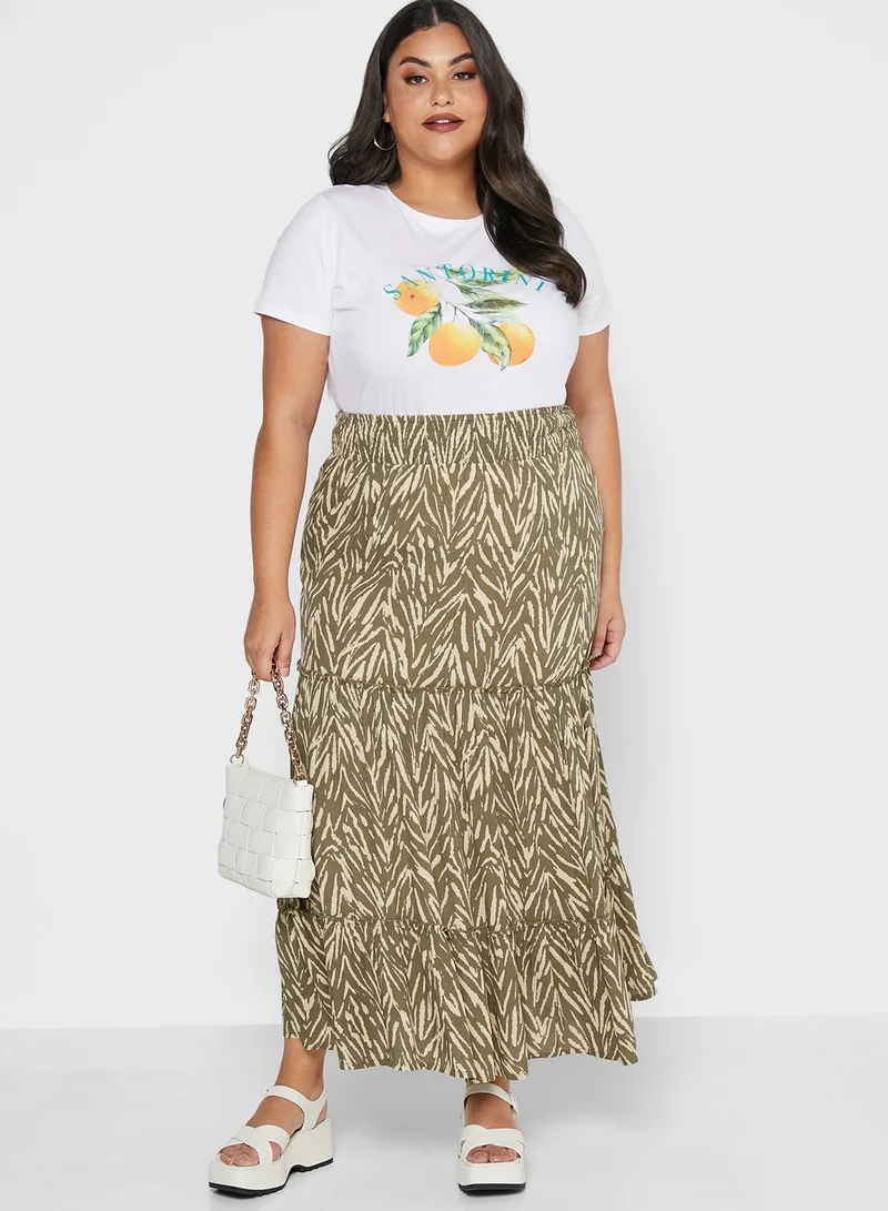 Simply Be Crinkle Tiered Skirt