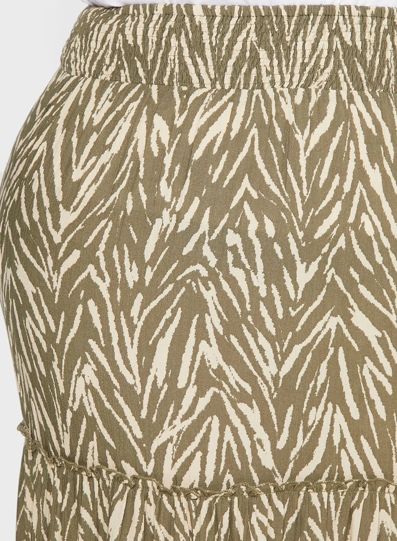 Simply Be Crinkle Tiered Skirt