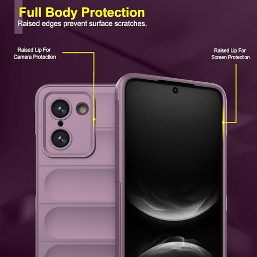 Casotec Back Cover for OnePlus Nord CE5 5G | Full Camera Protection | Liquid Silicon Case | Flexible Bumper Case for OnePlus Nord CE5 5G (Purple) - Image 4