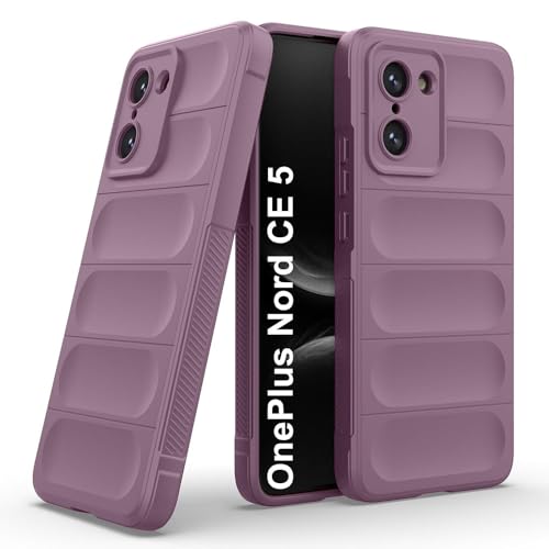 Casotec Back Cover for OnePlus Nord CE5 5G | Full Camera Protection | Liquid Silicon Case | Flexible Bumper Case for OnePlus Nord CE5 5G (Purple) - Image 1
