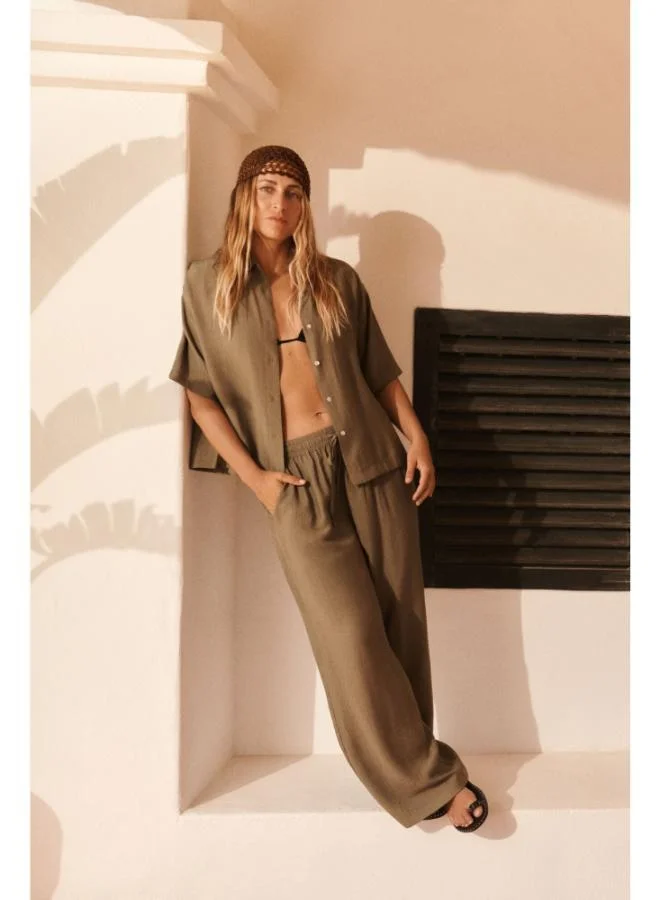 Springfield Fluid drawstring trousers