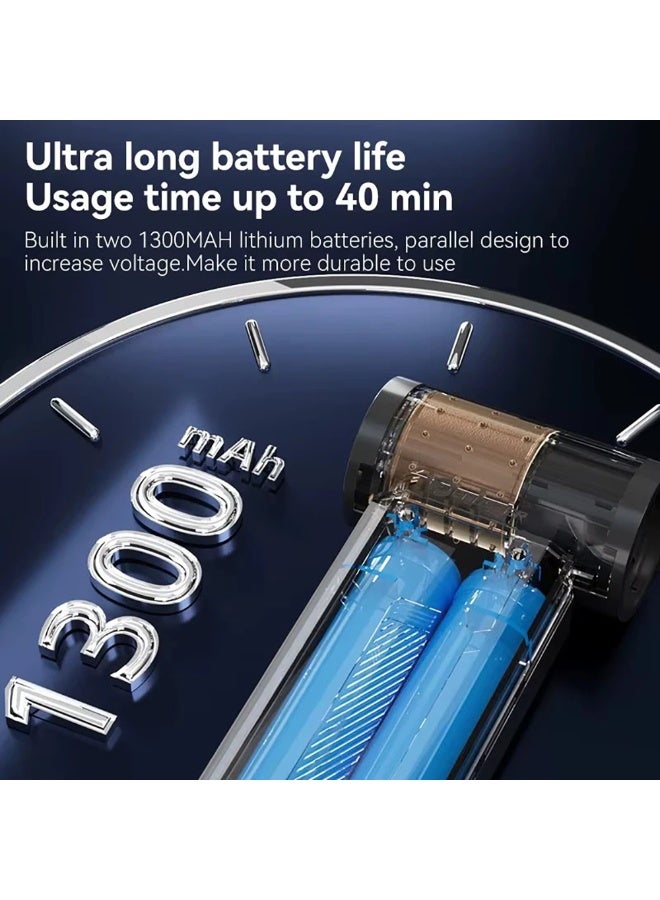 Booster Mini Electric Air Blower, Powerful Reusable Air Duster, Cleaning Keyboards, Cameras and Electronics, Compact Portable Design, Black - Image 4