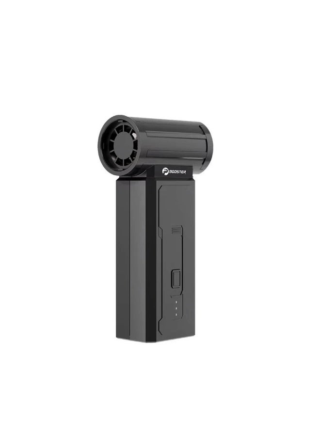 Booster Mini Electric Air Blower, Powerful Reusable Air Duster, Cleaning Keyboards, Cameras and Electronics, Compact Portable Design, Black - Image 1