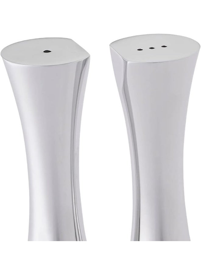 Nambe nambe Kissing Salt & Pepper Shakers | 2-Piece Set | Kitchen Tool | Salt Sugar Spice Pepper Seasoning Bottle for Table, RV, Camp, BBQ | 1.5-Ounce | Made of Metal Alloy | Designed by Karim Rashid  - Image 3