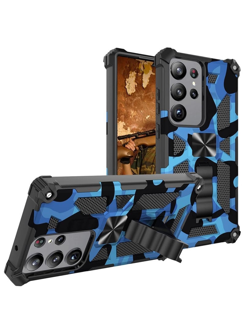General Case Compatible with Samsung Galaxy S24 Ultra, Military Grade Shockproof Protective Phone Cover with Kickstand for Samsung Galaxy S24 Ultra  - Image 1