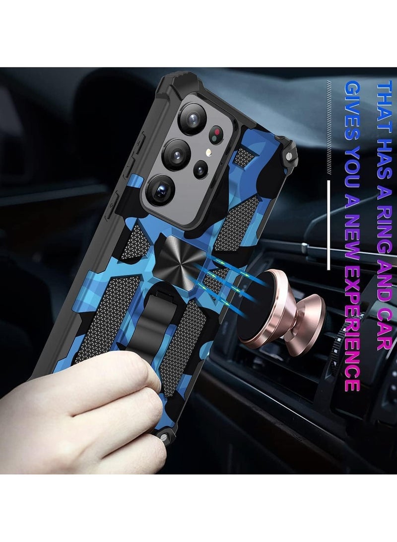 General Case Compatible with Samsung Galaxy S24 Ultra, Military Grade Shockproof Protective Phone Cover with Kickstand for Samsung Galaxy S24 Ultra  - Image 4