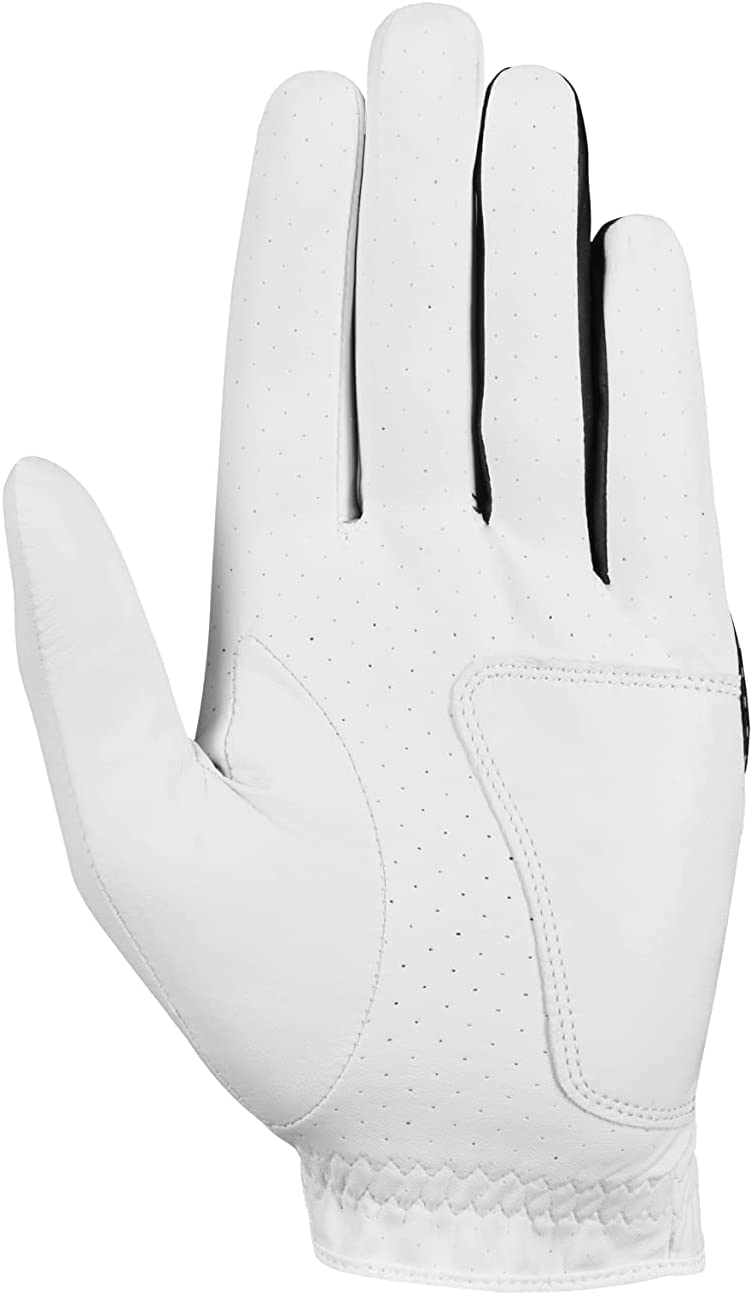 Callaway قفاز كالاواي جولف ويذر سبان (يُرتدى على اليد اليسرى، أبيض، متوسط، للرجال (عبوة 2)) - Image 1