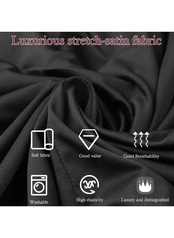 Black Gray SUV M Car Cover Dustproof Breathable Full Coverage Elastic Fabric Scratch Resistant - Image 3